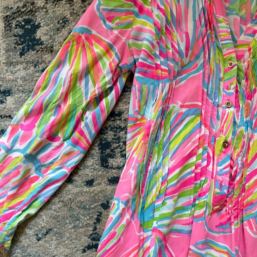 Lilly Pulitzer Sarasota tunic dress in pink pout shellabrate XS - Picture 4 of 7